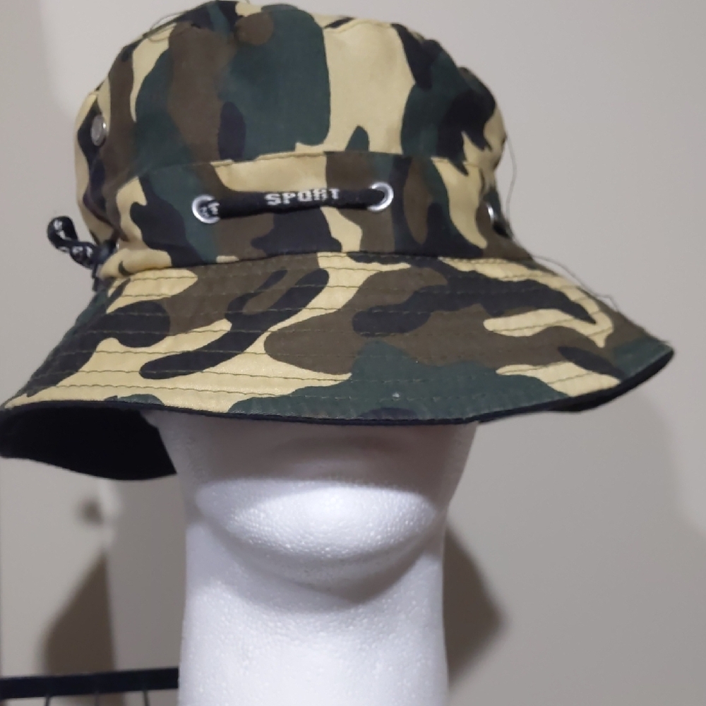 Darc Sport Green and Brown Camouflage Bucket Hat
